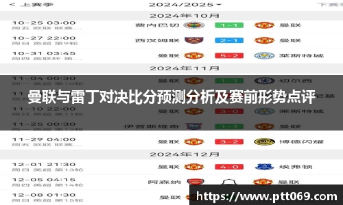 曼联与雷丁对决比分预测分析及赛前形势点评